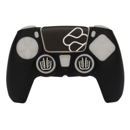 Silicone Skin + Grips (noir) pour manette PS5