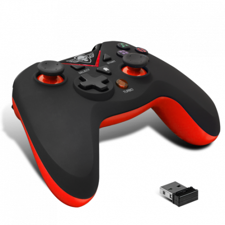 Manette XGP sans fil- PS3- PC- led-Récepteur Nano USB -noir et rouge