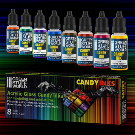  CANDY INKS SET - ACRYLIC GLOSS CANDY INKS