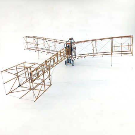 Maquette avion Maquette d’avion en bois Santos Dumont 14 bis 1:16