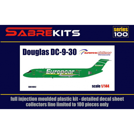 Maquette avion Douglas DC-9-30 Aserca Airlines ex-Fly, new decals