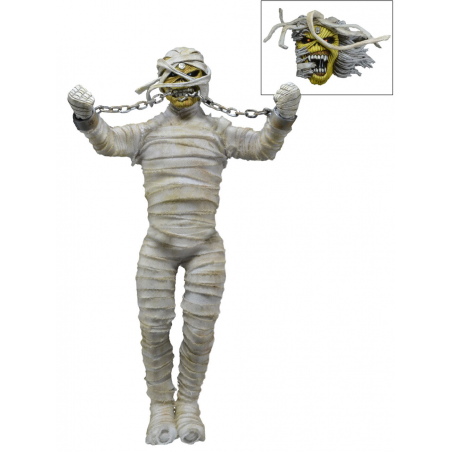 Figurine articulée Iron Maiden figurine Retro Mummy Eddie 20 cm