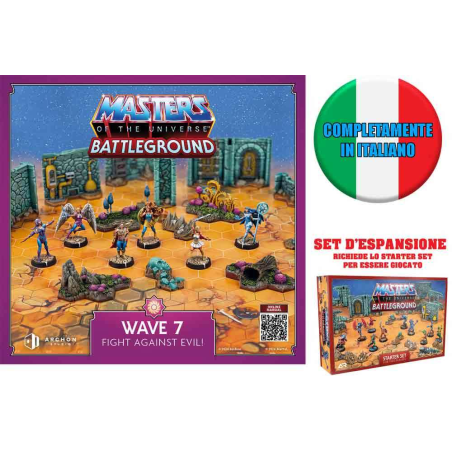 Jeu de plateau et accessoires Masters Of The Universe Battleground Wave 7: The Great Rebellion Edizione Italiana
