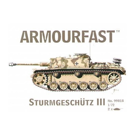  StuG III: Le pack contient 2 maquettes de char à monter sans colle