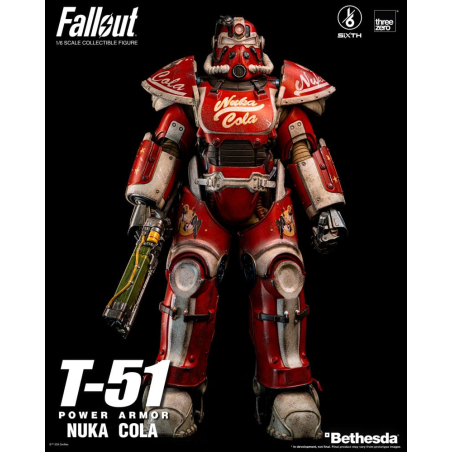  Fallout figurine 1/6 T-51 Nuka Cola Power Armor 37 cm