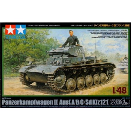 Maquette Panzerkampfwagen II Ausf A/B/C (Sd. Kfz.121) Campagne de France