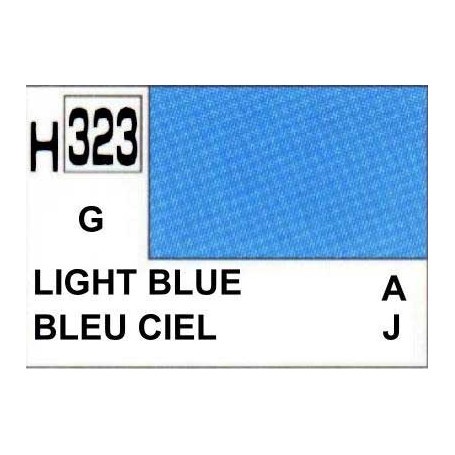 Peinture à maquette H323 Bleu clair brillant