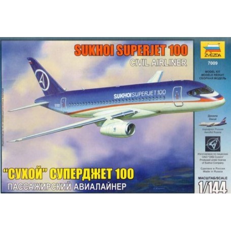 Maquette d'avion Superjet de Sukhoi 100 