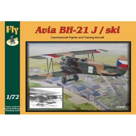Maquette avion Avia BH-21J with wheels or skis