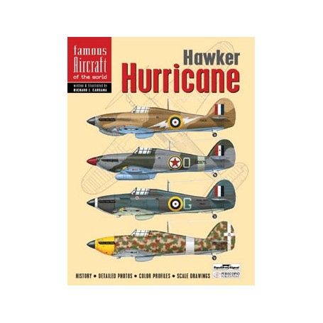  Livre HAWKER HURRICANE AIRCRAFT oF THE WORLD FAMOUS