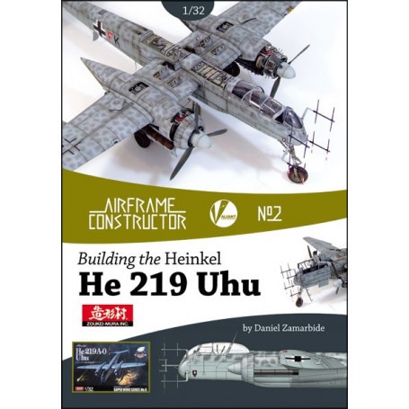  Livre Building The AC-2 nd 1:32 Heinkel He 219designed to be used with Zoukei Mura kits