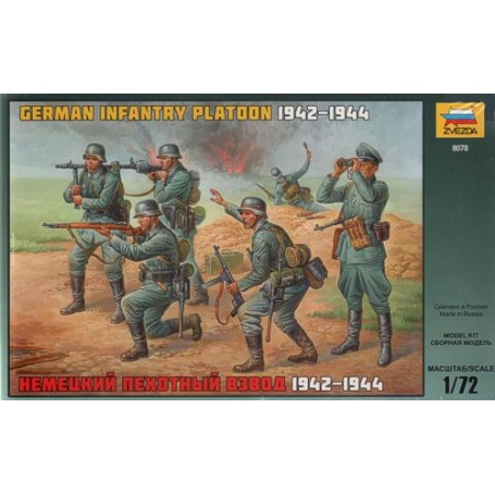 Figurines historiques Infanterie allemande de la 2ème GM 