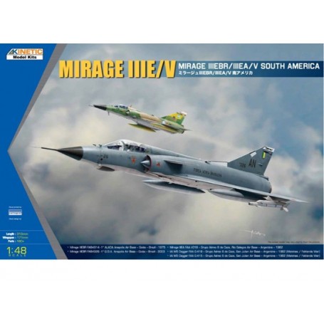 Maquette avion Mirage IIIE/V South America
