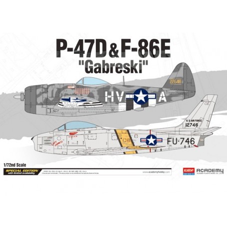 Academy P-47D & F-86E As Gabreski 